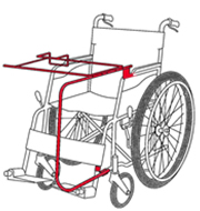 車イス用補助商品 RACK'N(楽っ君)